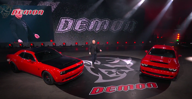 Illustration for article titled The 2018 Dodge Challenger SRT Demon Is Officially An 840 HP Drag Strip Nightmare